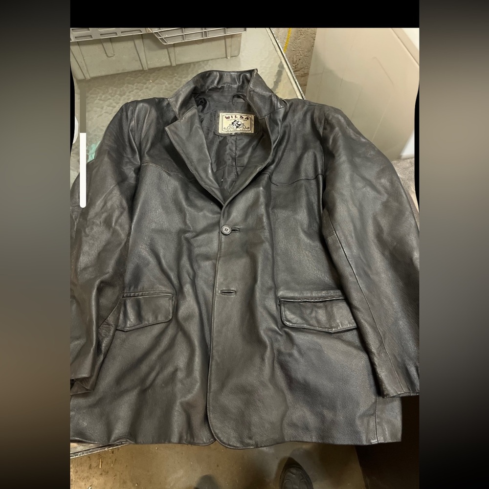 Wilda Genuine leather jacket mens size 2xl